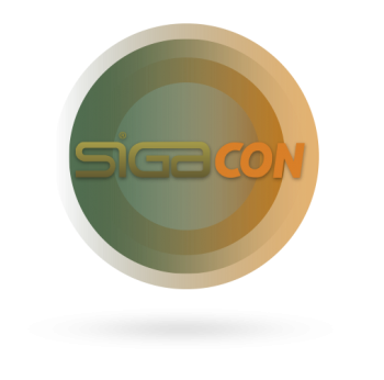Logo of the SIGA Con product, a document, workflow and archive management system developed by Step Ahead Consulting